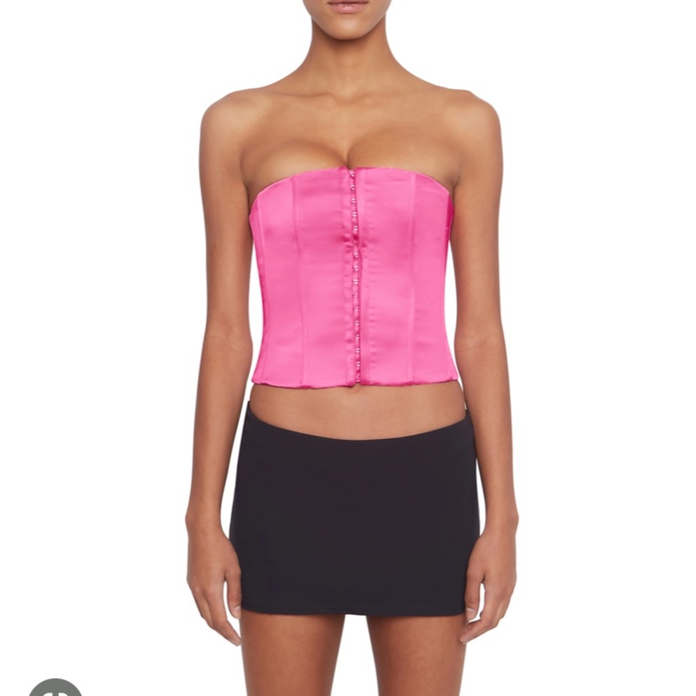 Satin Corset in Sunset